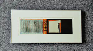 Rita Lentz - in zeer kleine oplage (6/10) handgekleurde houtdruk - in nette alu lijst kopen? Bied vanaf 55!