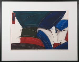 Dana Andreev - Kleurenets, Whispering - Ingelijst kopen? Bied vanaf 70!