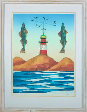 Helmut Böhm - Ets, N.E.S.W. - Ingelijst vendu pour 60€ !