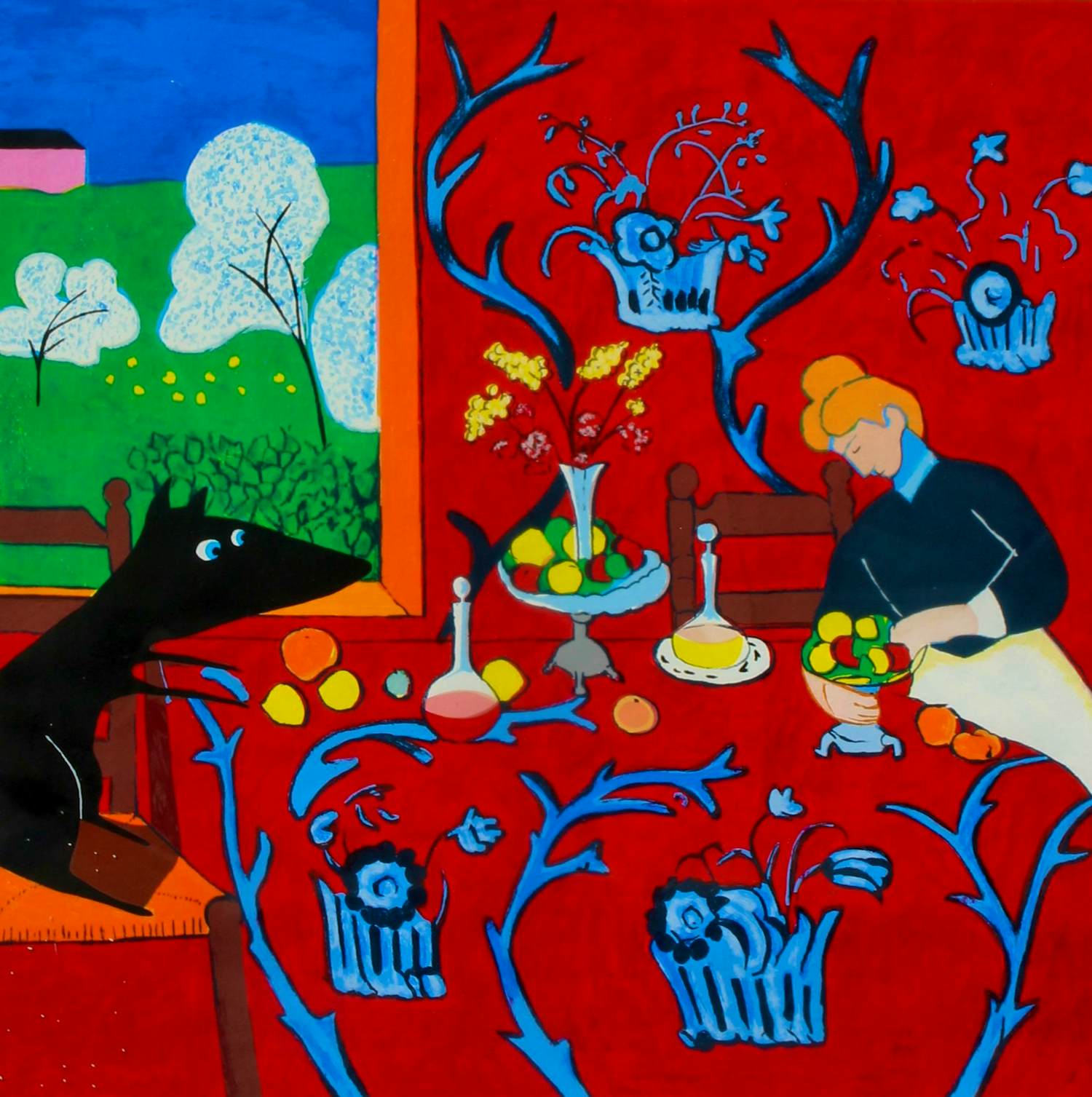 Peter Bastiaanssen - Zeefdruk: Yapping Matisse kopen? Bied vanaf 99!