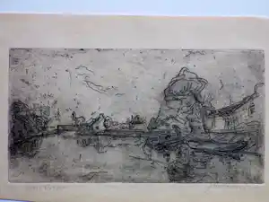 Floris Verster - Landschap bij Noorden - Ets verkauft für € 70!