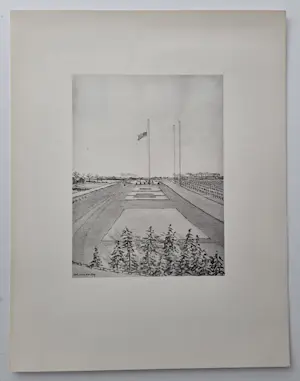 Ad van der Kop - Begraafplaats Margraten. Uit de serie Mooi Limburg. kopen? Bied vanaf 49!