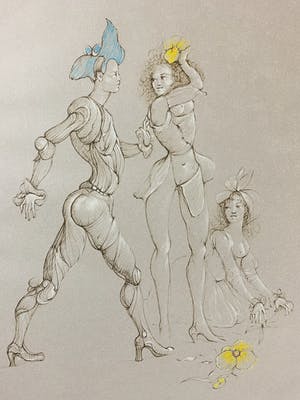 Leonor Fini - Scène de Théâtre kopen? Bied vanaf 35!