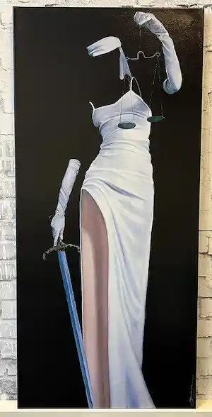 Jeroen Buitenman - Vrouwe Justitia verkauft für € 200!