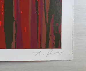 Buy Larry Poons - Serigraphie - Auflage von 175 - signiert - nummeriert? Bid from 500!