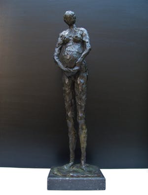 Brons (Onbekend) - "zwanger" Topbeeldje!! kopen? Bied vanaf 150!