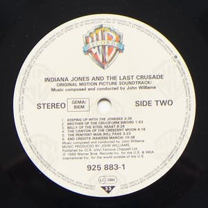 John Williams - Indiana Jones Last Crusade LP signiert Connery Ford Spielberg Lucas +3 kopen? Bied vanaf 99!