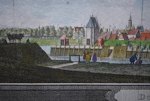 Caspar Jacobsz. Philips - - Tholen - - Zeeland - handgekleurde kopergravure uit 1752 - kopen? Bied vanaf 50!