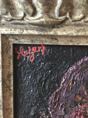 Jacques Slegers - ‘vrouw met verenhoed’ kopen? Bied vanaf 275!