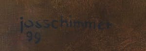 Jos Schimmer - Olieverf op doek, Z.T. (Abstracte compositie) (Groot) kopen? Bied vanaf 1!