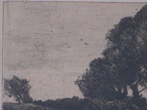 Chris van der Windt - Boerderij met hooiberg aan een sloot - Ets kopen? Bied vanaf 50!