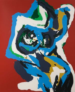 Karel Appel - Zeefdruk uit de serie Seven Days of Summer - Ingelijst kopen? Bied vanaf 1!