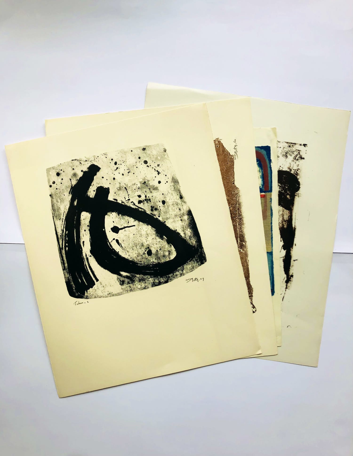 Wim Motz - lot van vier werken verkocht voor € 45!