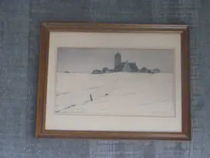 Willem Witjens - dorpje in de winter kopen? Bied vanaf 35!