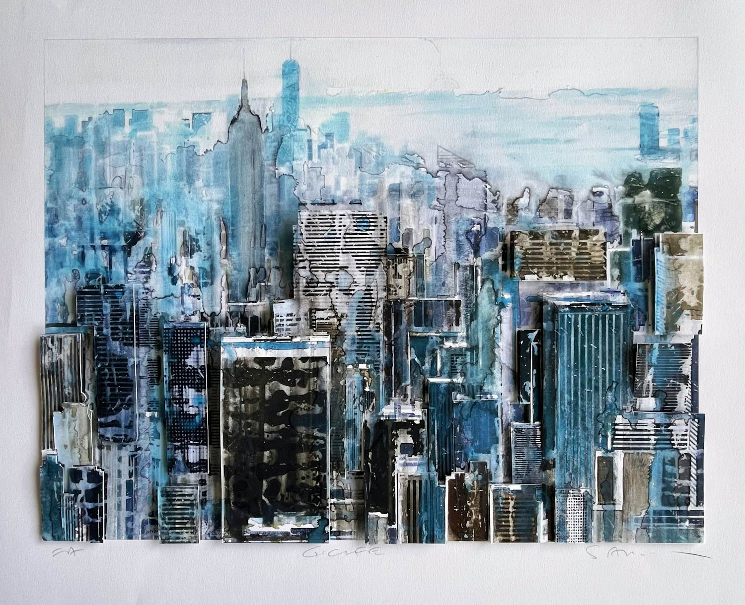 Gottfried Salzmann - Prachtige gesigneerde multiple giclée - 3D werk - 2015 kopen? Bied vanaf 325!