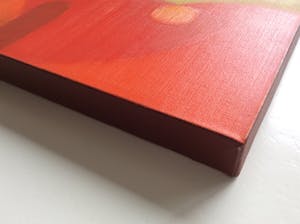 Jack Vissers - In Licht Gevormd (rood) - olieverf op doek kopen? Bied vanaf 60!