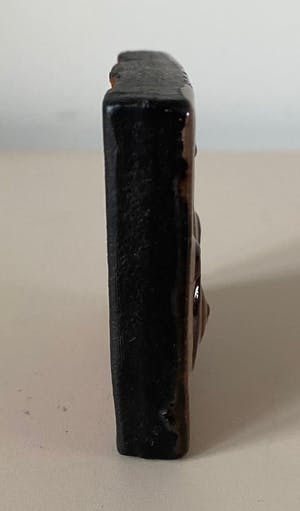 Niet of onleesbaar gesigneerd - Thyssen Keramik Denemarken - Siertegeltje Vikingsschip kopen? Bied vanaf 1!