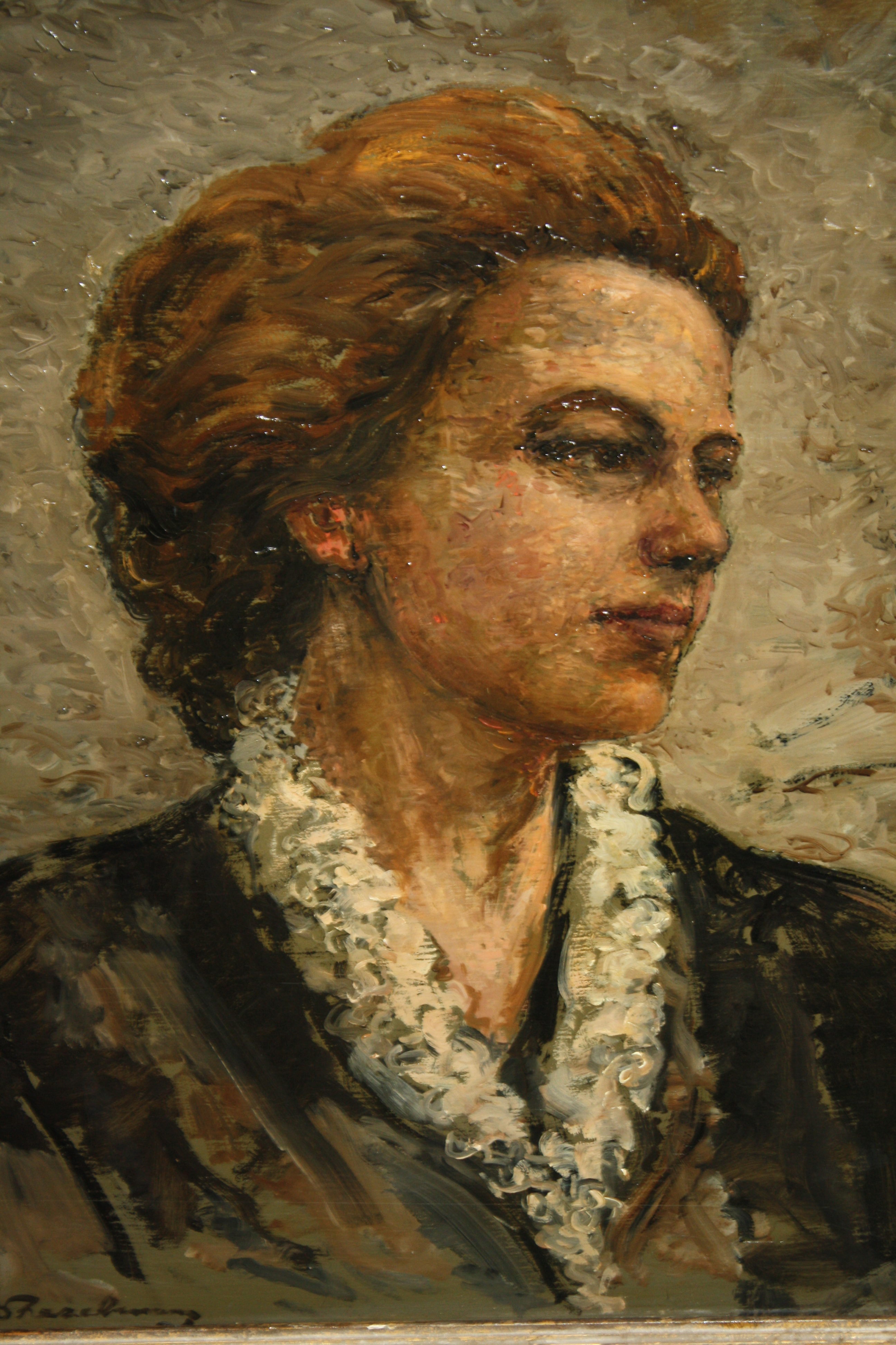 Piet Rezelman - portret mooie dame verkocht voor € 175!