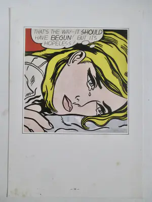 Niet of onleesbaar gesigneerd - 9 diverse grafieken oa Brood Lichtenstein kopen? Bied vanaf 1!