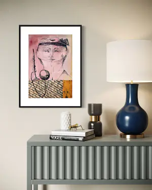 Robert Detheux - Surrealistische Collage und Malerei von 1957 kopen? Bied vanaf 150!