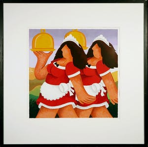 Yvonne Zomerdijk - Sweet cherry - Ingelijst -zeefdruk 13/40 kopen? Bied vanaf 1!