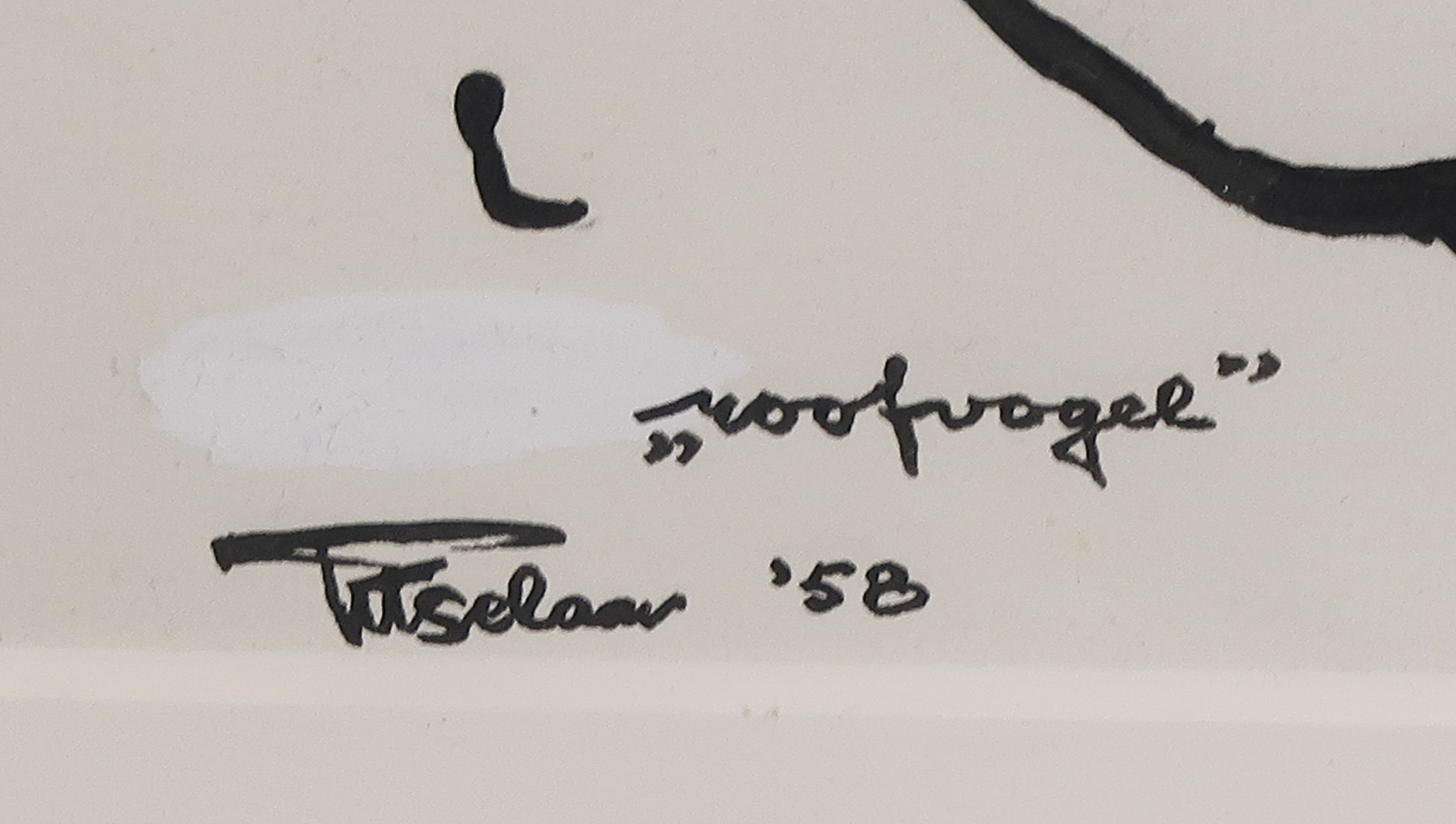 Henri Titselaar - Inkttekening, Roofvogel + boek - Ingelijst  kopen? Bied vanaf 50!