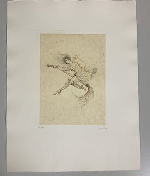 Leonor Fini - Aquatint La Sorcière sur le Balai kopen? Bied vanaf 25!