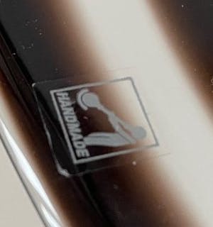 Niet of onleesbaar gesigneerd - Grote hand geblazen glazen schaal kopen? Bied vanaf 1!