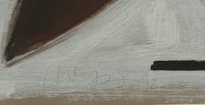 Yvan Theys - Gouache, Zonder titel - Ingelijst kopen? Bied vanaf 500!