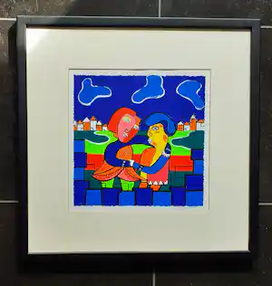 Maartje Wijngaarden - Kleurenlitho ‘Geluk ‘ vendu pour 40€ !