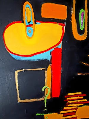 Olga Dengo - Z.T. Abstract figuur - Zeer groot - Nieuw kopen? Bied vanaf 400!