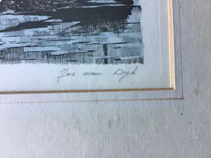 Jos van Dijk - Amsterdam. Kloveniersburgwal. kopen? Bied vanaf 35!