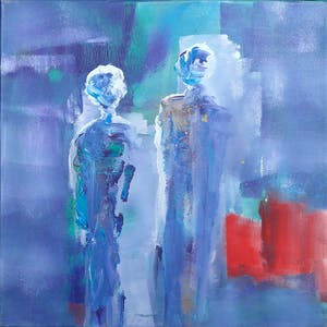 Marten Randa - Acryl op doek, Warm feelings 107 kopen? Bied vanaf 1!