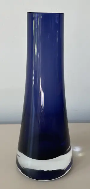 Krosno Glass S.A. - Dikwandige paarse glazen vaas kopen? Bied vanaf 32!