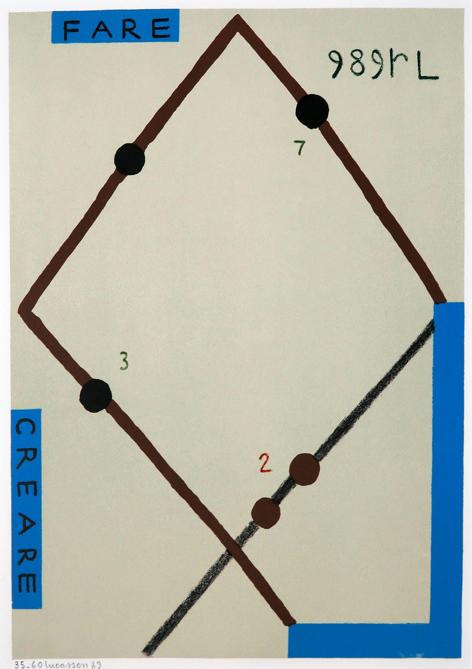 Reinier Lucassen - Zeefdruk, Fare creare verkocht voor € 130!