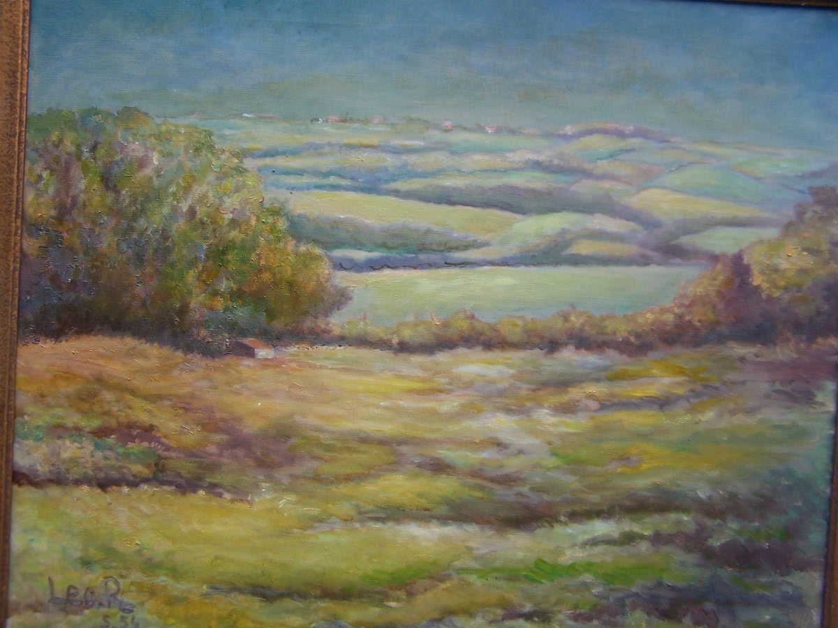 Leo Rikmenspoel - Landschap in Limburg  verkocht voor € 50!