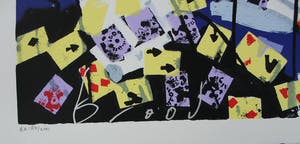 Herman Brood - zeefdruk: Casino kopen? Bied vanaf 299!