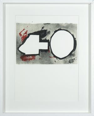 Antoni Tapies - Litho, Sinnieren Über Schmutz - Ingelijst kopen? Bied vanaf 1!