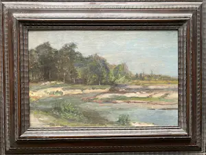 Niet of onleesbaar gesigneerd - Impressionistisch landschap kopen? Bied vanaf 1!
