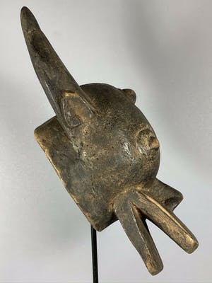 Mambila - 200610 - Old Tribal used African Passport Mambila Headmask - Cameroon. kopen? Bied vanaf 25!