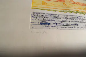 Eduard Flor - in 1968 gemaakte gem. techniek handgekleurde Ets "vakantie Frankrijk" kopen? Bied vanaf 47!