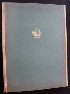 Dirk van Gelder - Houtgravure: Veere - 1953 kopen? Bied vanaf 49!