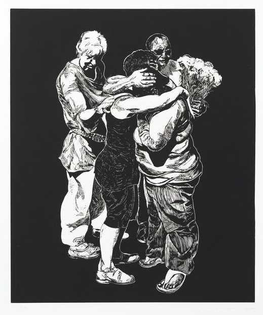 Stijn Peeters - Lino, Zonder titel (Groot!) verkocht voor € 1!