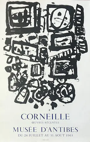 Corneille - Affiche van een historische tentoonstelling, Musée Picasso, 1963 kaufen? Bieten Sie von 80!