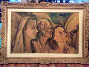 Jacobus Doeser - 1884-1970 3 engelen verkocht voor € 175!