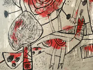 Corneille - 1969 - Soleil d'aube - Antieke Litho - Zeldzaam kopen? Bied vanaf 599!