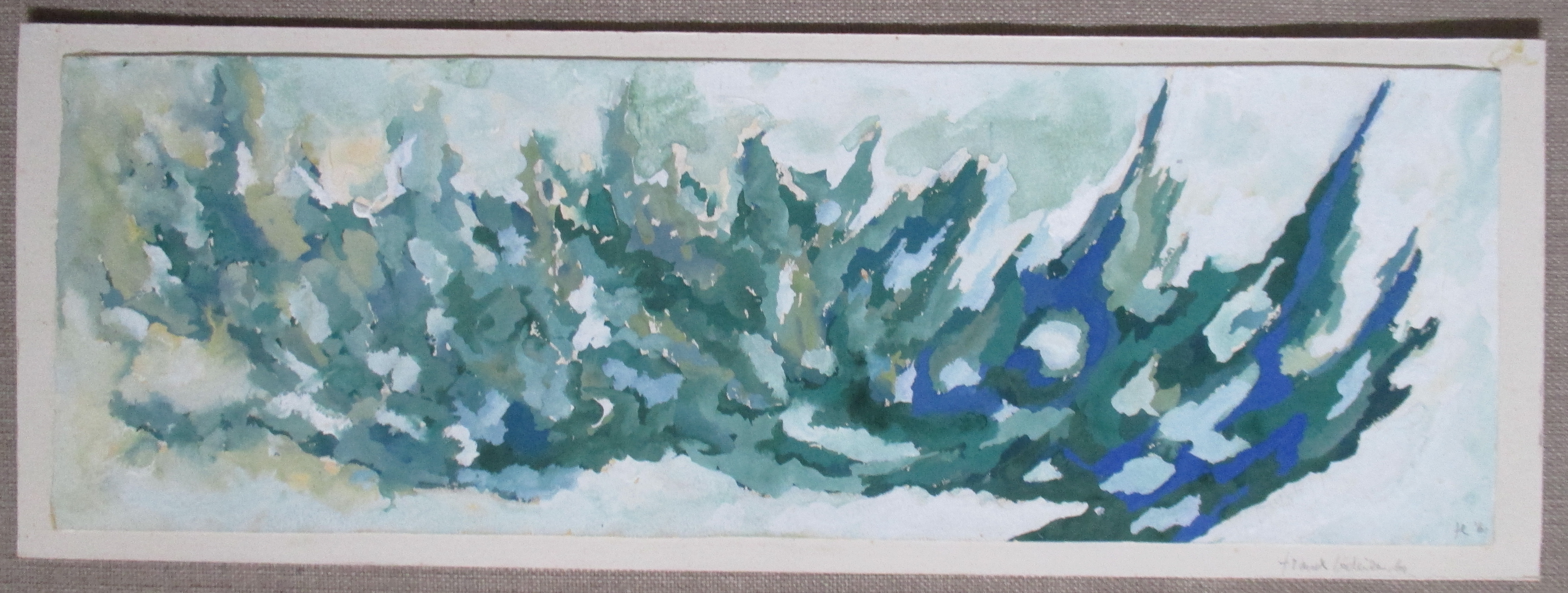 Frank Lodeizen - Aquarel/gouache 1961 kopen? Bied vanaf 50!