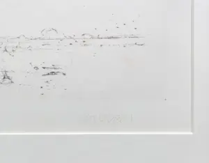 Willem den Ouden - Zon boven de Waal, litho (mooi ingelijst) kopen? Bied vanaf 95!