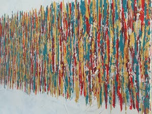 John Foppen - Rapsody In - Red - Gold -TQ -......... # K05 . XL. GROOT. kopen? Bied vanaf 195!