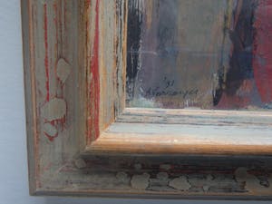 Anton Voorzanger - staand ruggelings naakt in interieur kopen? Bied vanaf 150!